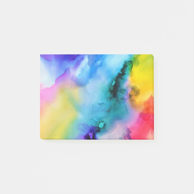 Vattenfärg Post-it Block (Framsida)