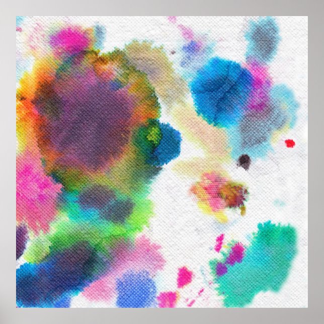 Vattenfärg Poster (Framsidan)