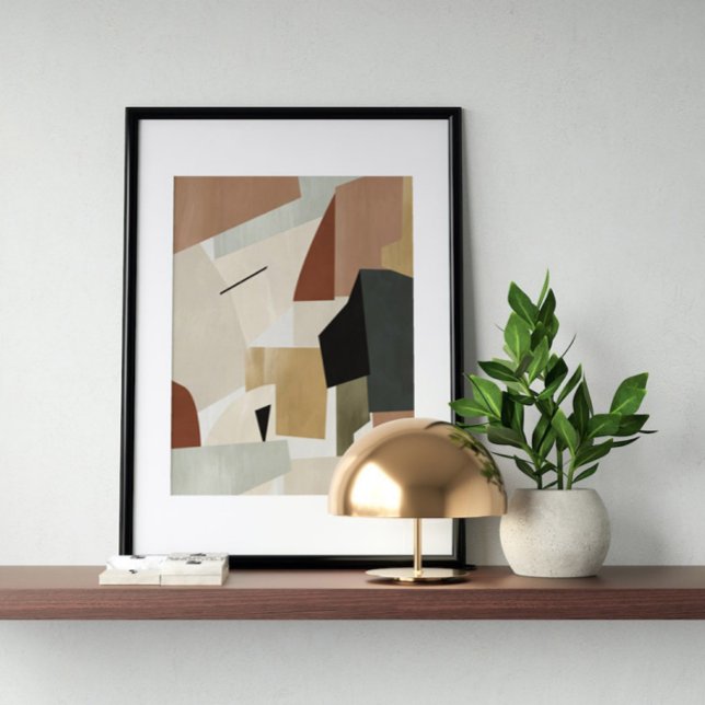 Vattenfärg poster Abstrakt Geometrisk modern  (Skapare uppladdad)