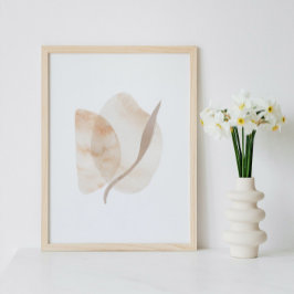 Vattenfärg poster Abstrakt Geometrisk modern