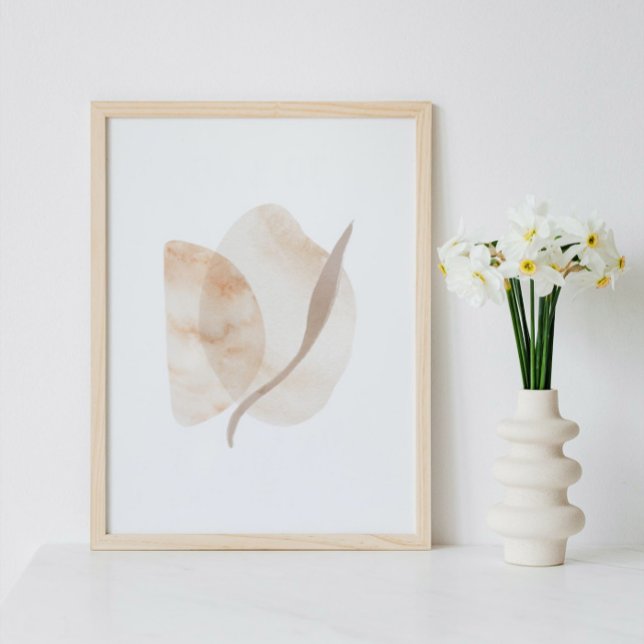 Vattenfärg poster Abstrakt Geometrisk modern  (Skapare uppladdad)