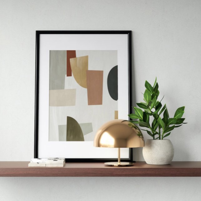 Vattenfärg poster Abstrakt Geometrisk modern  (Skapare uppladdad)