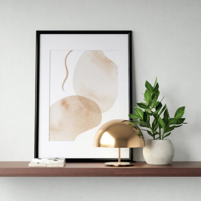 Vattenfärg poster Abstrakt Geometrisk modern  (Skapare uppladdad)