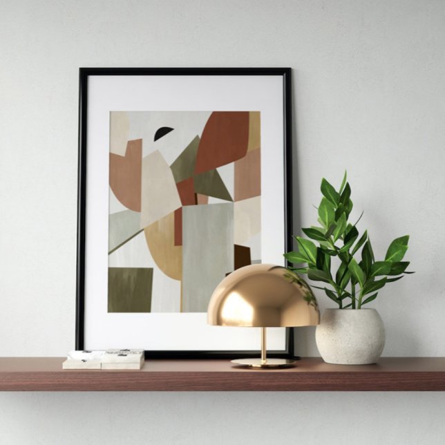Vattenfärg poster Abstrakt Geometrisk modern  (Skapare uppladdad)