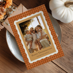 Vattenfärg Pumpa Paj Thanksgiving Foto Julkort