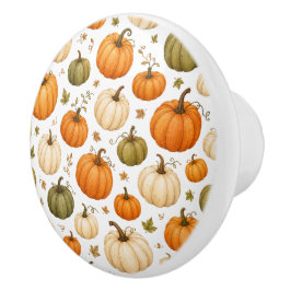 Vattenfärg Pumpamöster Höstpumpor Knopp