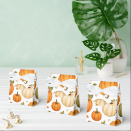 Vattenfärg Pumpamöster Höstpumpor Presentaskar