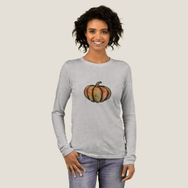 Vattenfärg Pumpkin Shirt T