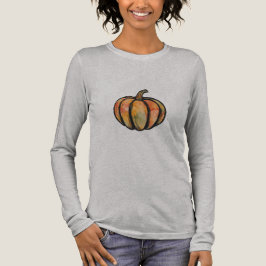 Vattenfärg Pumpkin Shirt T