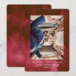 Vattenfärg Quetzal Röd Päron Julkort Inbjudningar