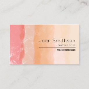Vattenfärg Rand Visitkort