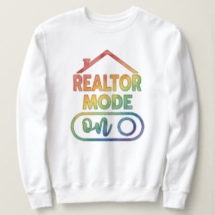 Vattenfärg Realtor Mode On Tröja Agent Gåva