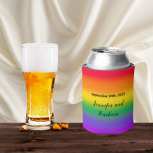 Vattenfärg Regnbåge HBTQ Bröllop