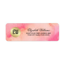 Vattenfärg | Returetiketter för guldeldningsolja