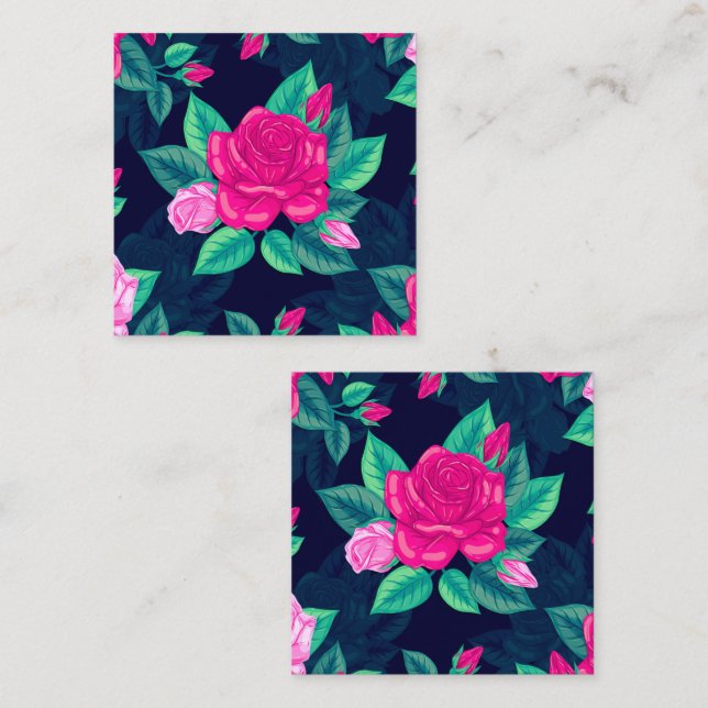 Vattenfärg Ro 13 Anteckningskort (Fram/baksida)