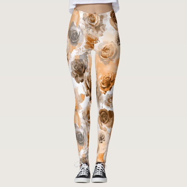 Vattenfärg Ro 2 Leggings (Framsida)