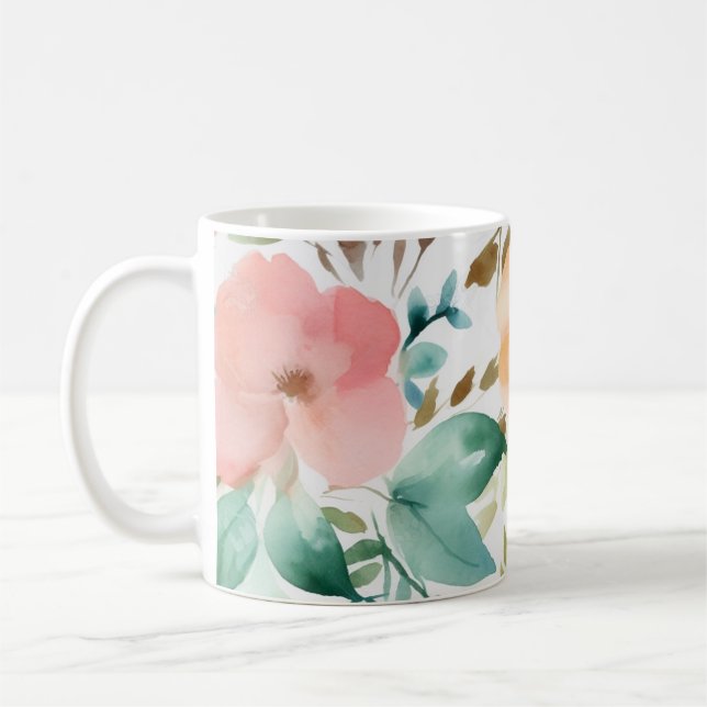 Vattenfärg ro 4 kaffemugg (Vänster)