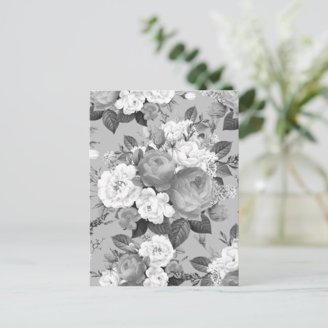 Vattenfärg Ro 9 Vykort (Stående Fram)