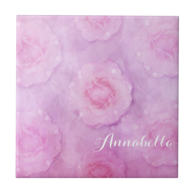 Vattenfärg ro kakelplatta (Framsidan)