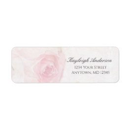 Vattenfärg  Ro | RETURADRESS Etikett