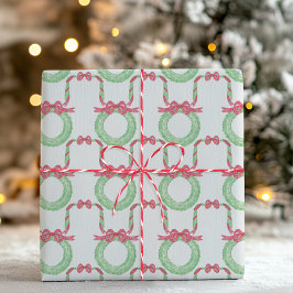 Vattenfärg Röda Prickiga Slinga Jul Presentpapper