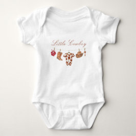 Vattenfärg Rodeo Western Cowboy Baby Shower T Shirt