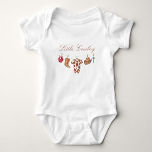 Vattenfärg Rodeo Western Cowboy Baby Shower T Shirt