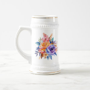 Vattenfärg Ros Blommor Design-58392 Sejdel