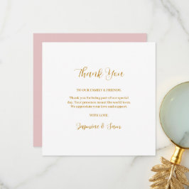 Vattenfärg ROS Tack Kort