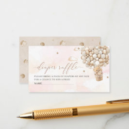 Vattenfärg rosa båge band spädbarnssko Inneslutnin Tilläggskort