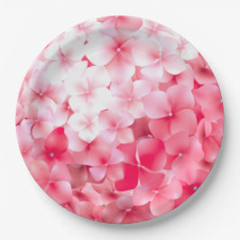 Vattenfärg Rosa Hydrangea