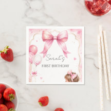 Vattenfärg Rosa Slöja Baby Flicka Födelsedag
