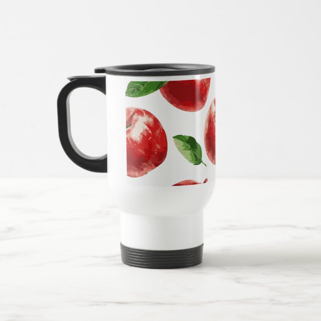 Vattenfärg Rött Äpple Resemugg (Vänster)