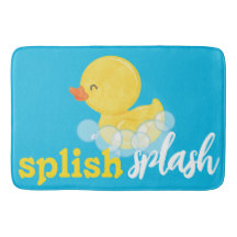 Vattenfärg Rubber Duck Splish Splash Blue
