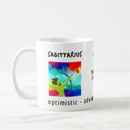 vattenfärg Sagittarius zodiac och egenskaper Kaffemugg