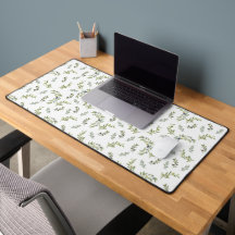 Vattenfärg Salvia Grön Oliv Chic Fransk Mönster