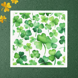 Vattenfärg Shamrock  Pappersservett