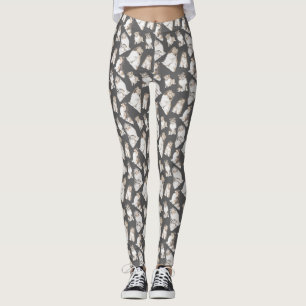 Vattenfärg Sheltie Leggings
