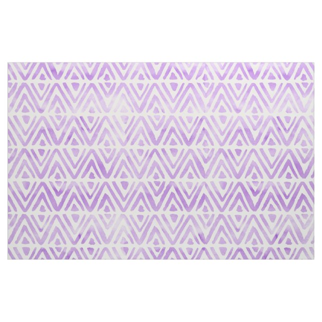 Vattenfärg Shibori Primitiv Chevron Koordinat Tyg (Fat Quarter)