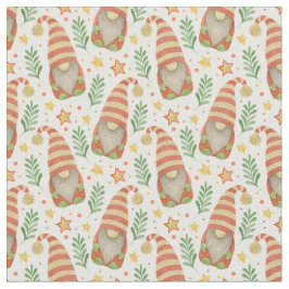 Vattenfärg Skandinavian Gnome Cute jul Tyg