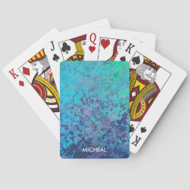 Vattenfärg Slpash Design | Casinokort