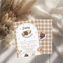 Vattenfärg S'more att älska baby shower