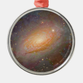 Vattenfärg Solrosgalaxen Julgransprydnad Metall