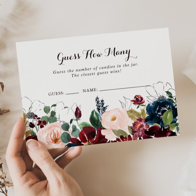 Vattenfärg som illustreras anger hur många spelkor visitkort (Skapare uppladdad)