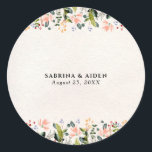 Vattenfärg Sömlös Vild Flower Bröllop Runt Klistermärke<br><div class="desc">De här fantastiska klistermärkena har en rustik och visuell design som inspireras av skönheten hos vilda blommor. Vare sig du planerar ett bohemskt trädgårdsbröllop, ett landskap firande eller en romantisk utomhussoirée, tillför dessa klistermärken en aning naturlig elegans. Använda dem att försegla dina bröllopsinbjudningar, dekorera favoritrutor eller lägga på platskort. Anpassa...</div>