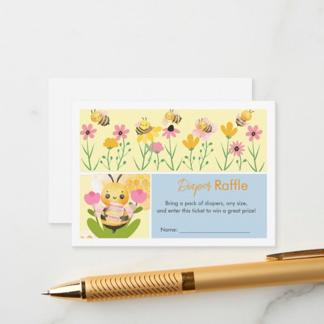 Vattenfärg Söt som kan vara Söt bebisfest Tilläggskort (Fram/Back In Situ)