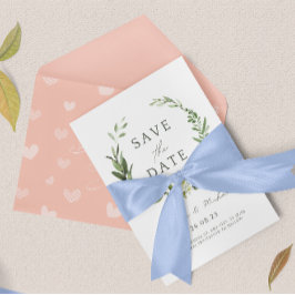 Vattenfärg Spara datuminbjudan för bröllopsinbjuda Spara Datumet