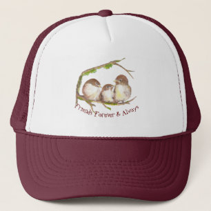 Vattenfärg Sparrow Bird Friends For Quote Keps