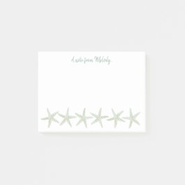 Vattenfärg Starfish Mönster Post-it Block