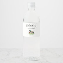 Vattenfärg stokkand Bebisbad